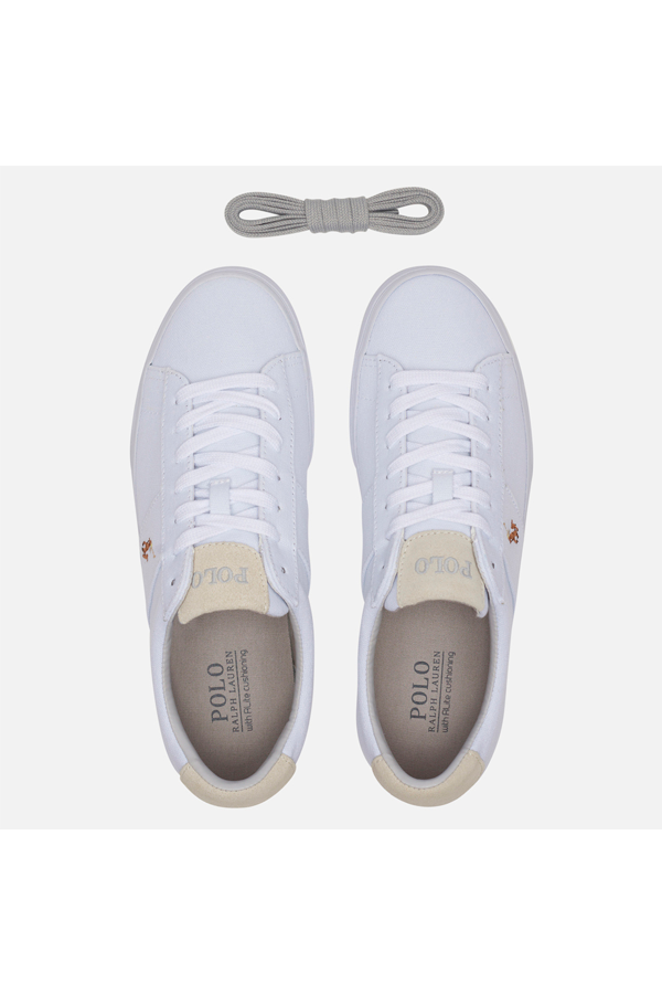 Zapatillas de lona blancas