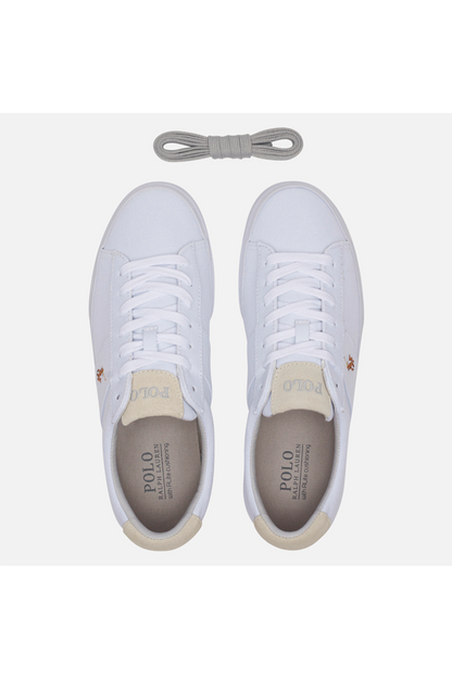 Zapatillas de lona blancas