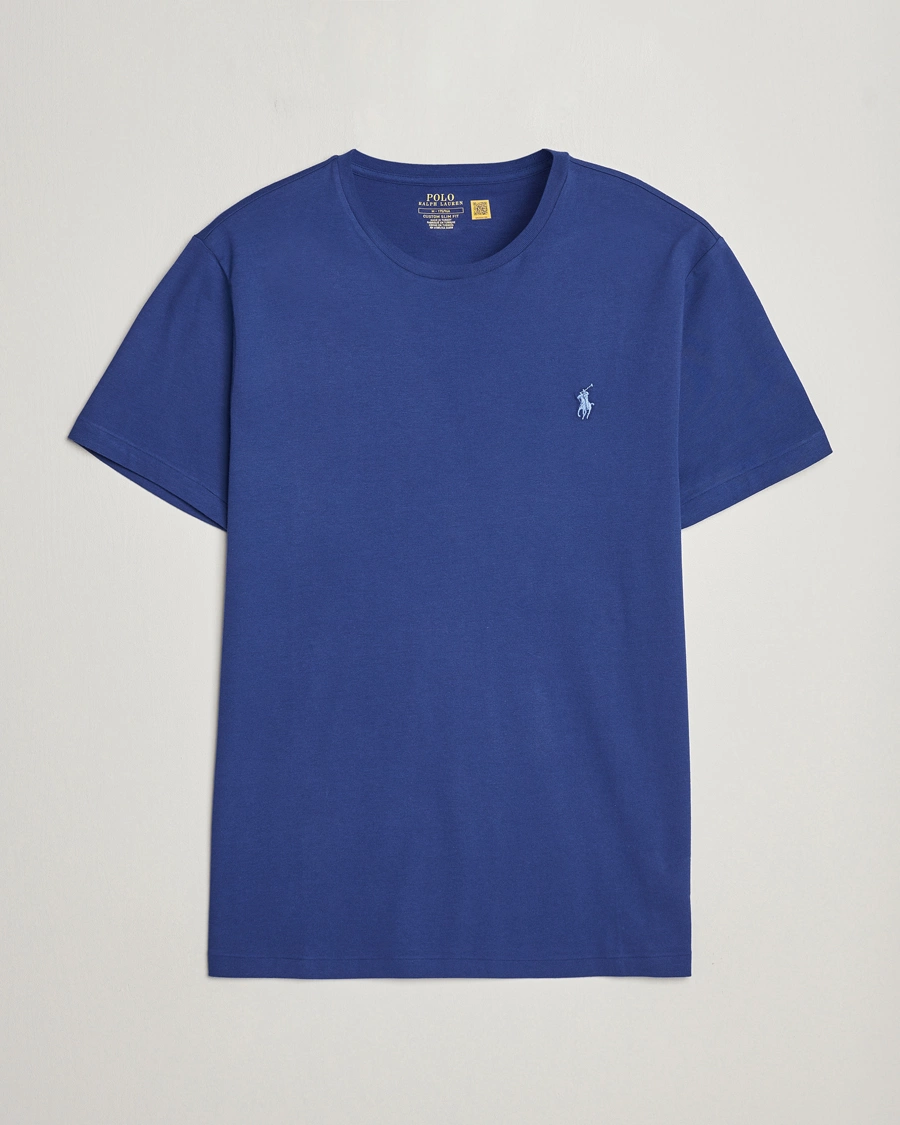 Polera de algodón azul