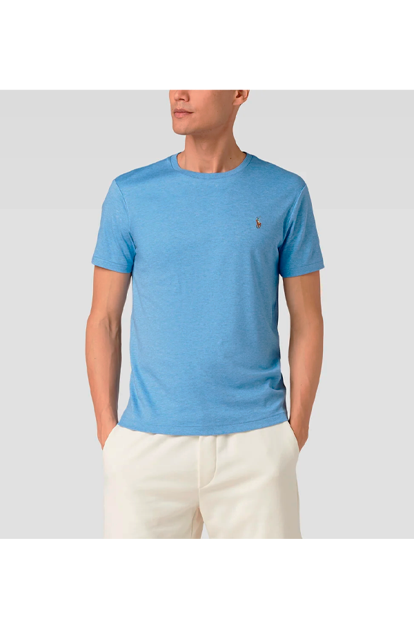 Polera suave azul rey