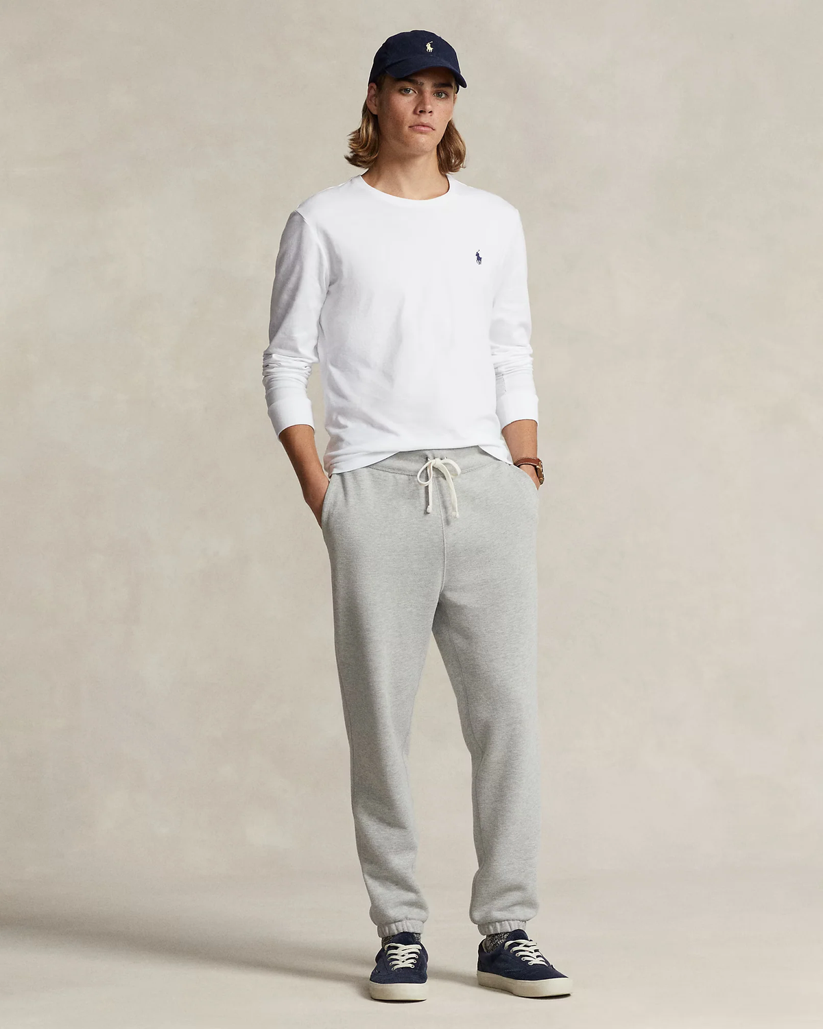 Polera manga larga blanca