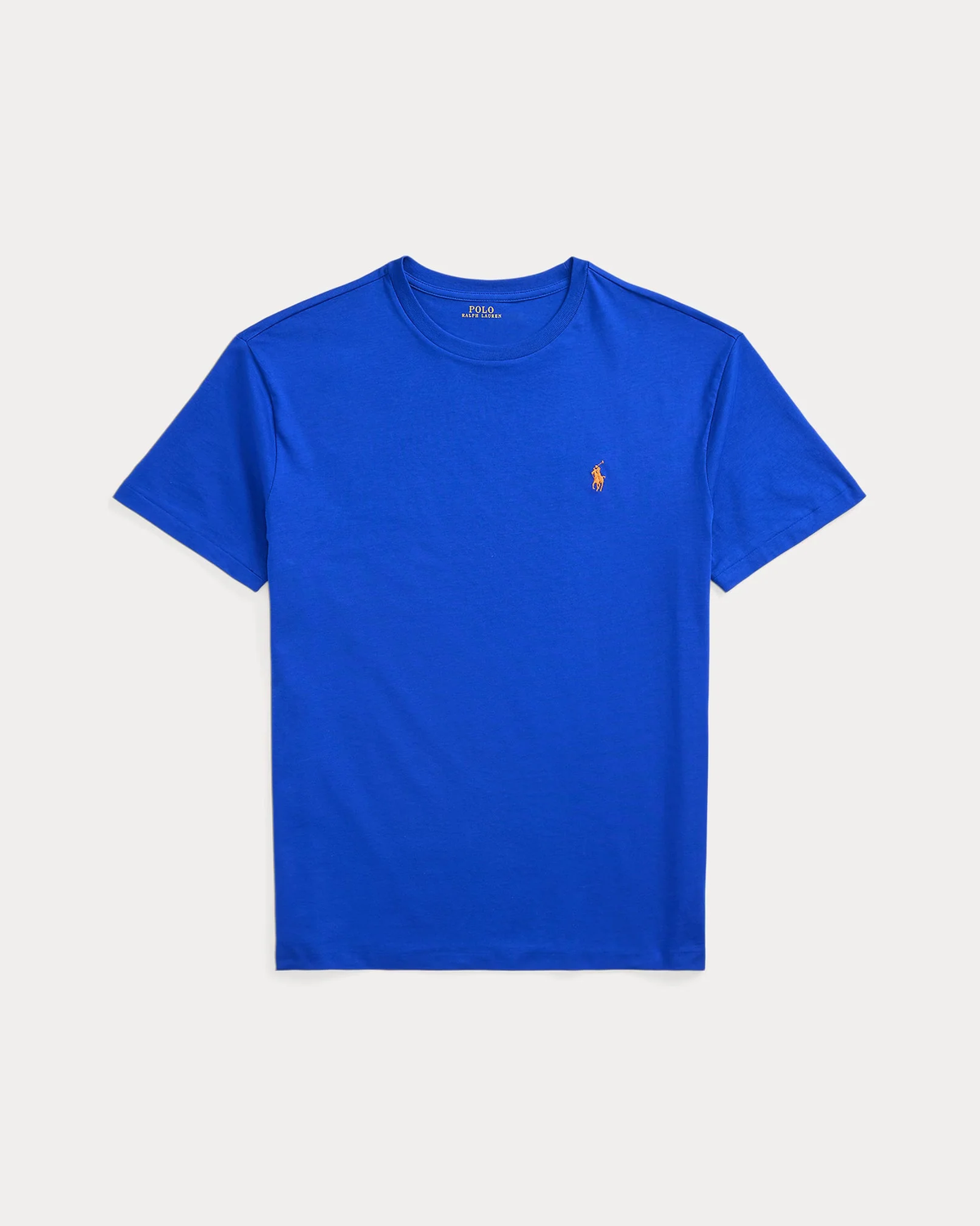 Polera de algodón azul zafiro