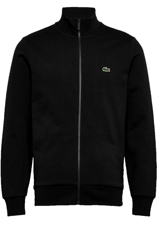 Chaqueta deportiva con cierre negra