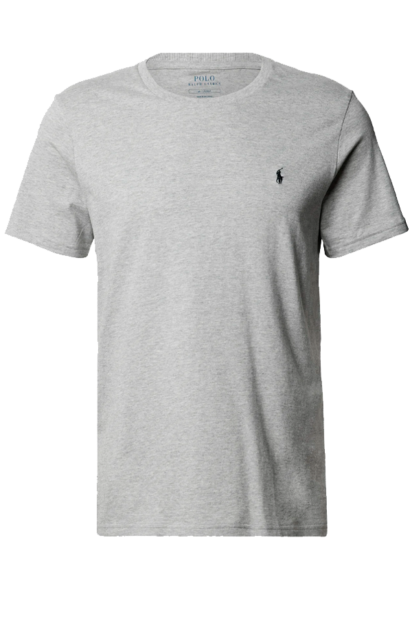 Polera cuello redondo gris