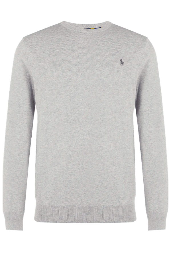 Suéter de algodón premium gris