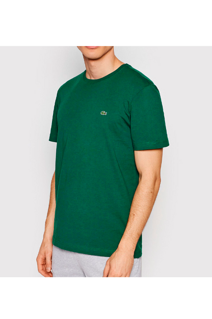 Polera básica de algodón verde