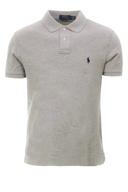 Polo corte slim gris