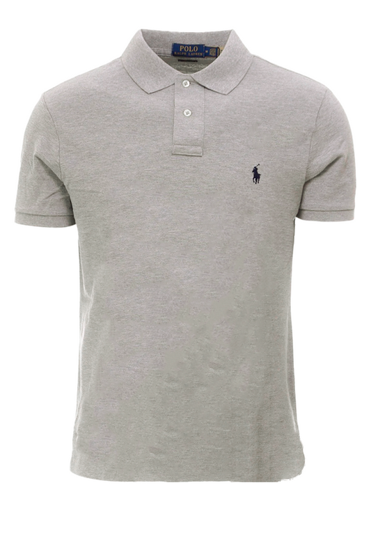 Polo corte slim gris