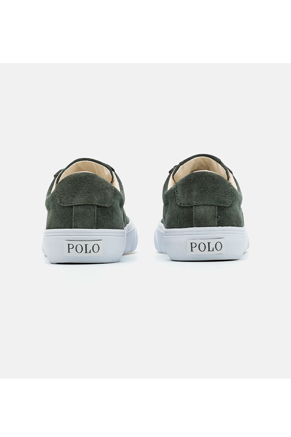 Zapatillas de gamuza verdes