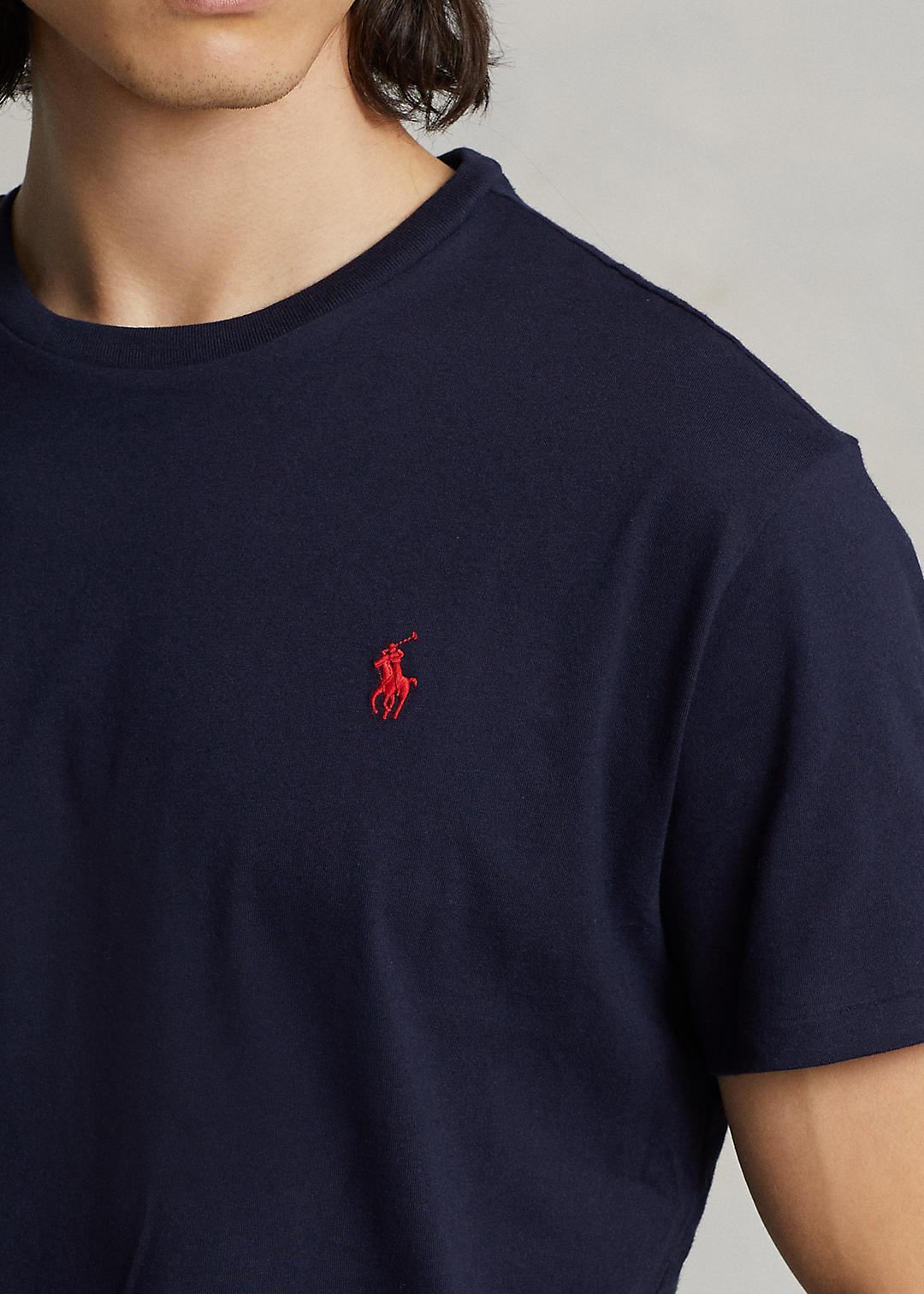 Polera de algodón azul marino