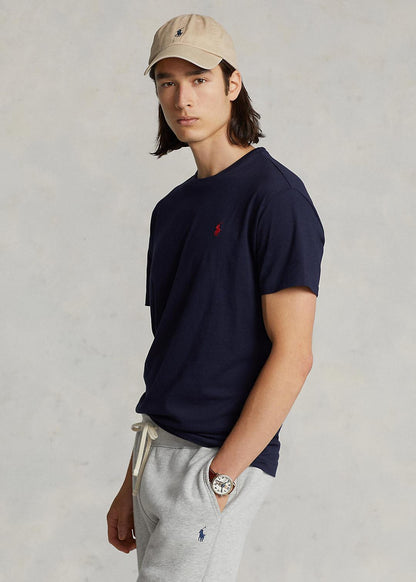 Polera de algodón azul marino