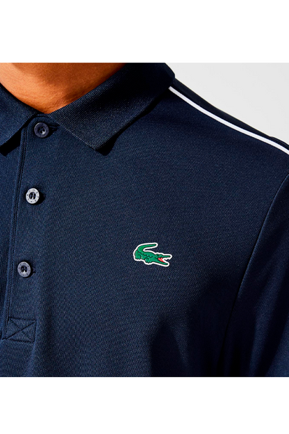 Polo de piqué deportivo azul marino