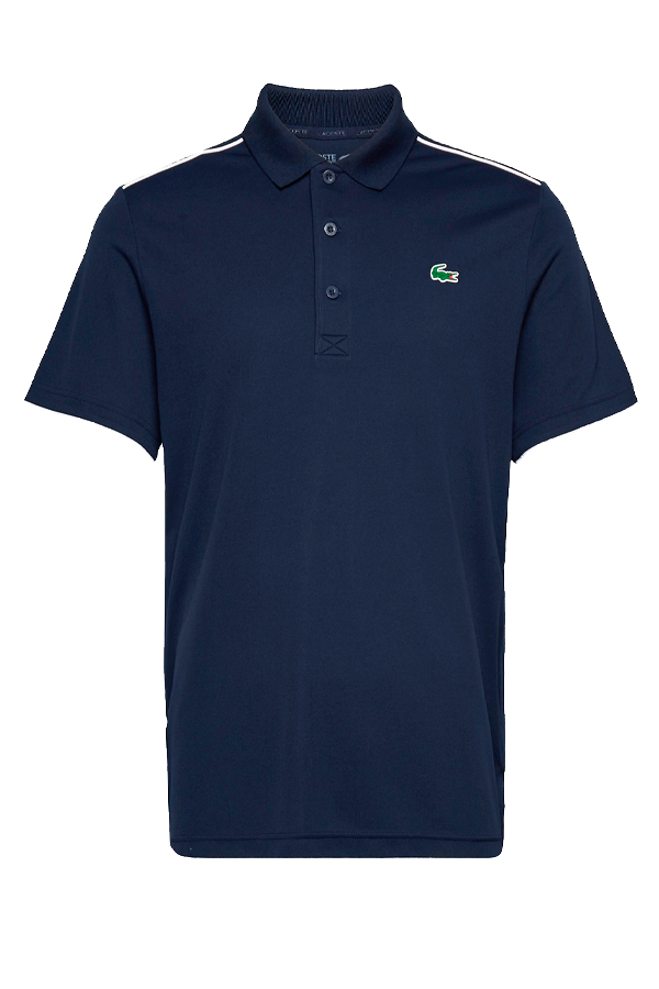 Polo de piqué deportivo azul marino