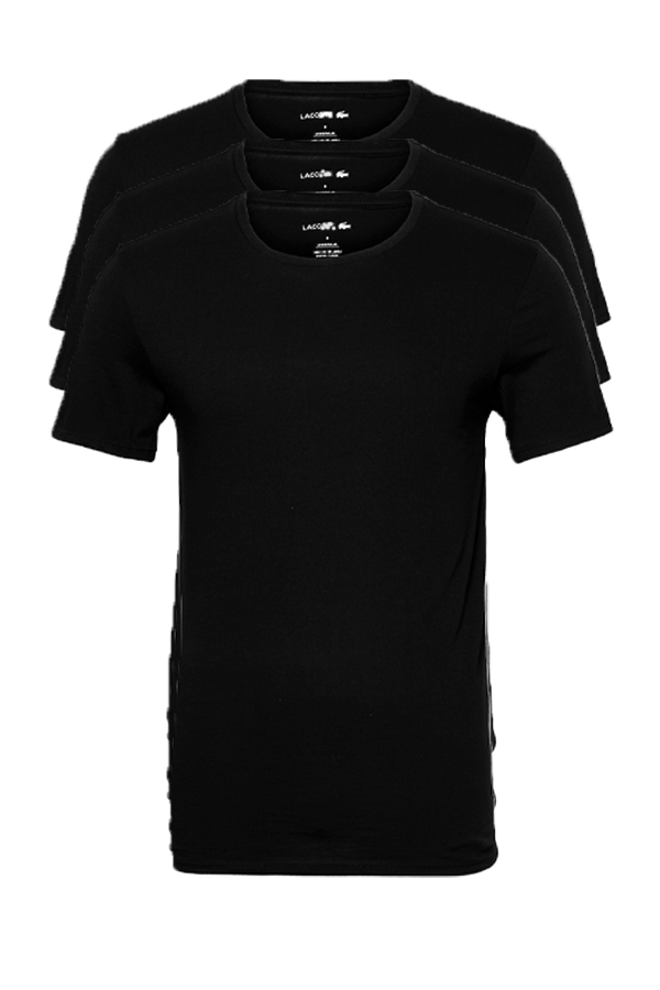 Poleras cuello redondo pack de 3 negras