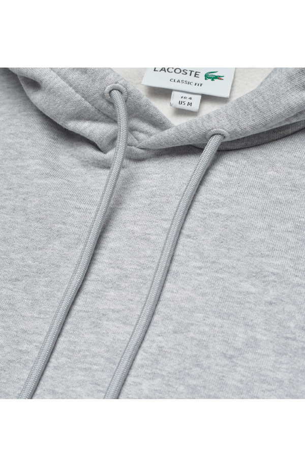 Polerón con capucha de algodón orgánico gris