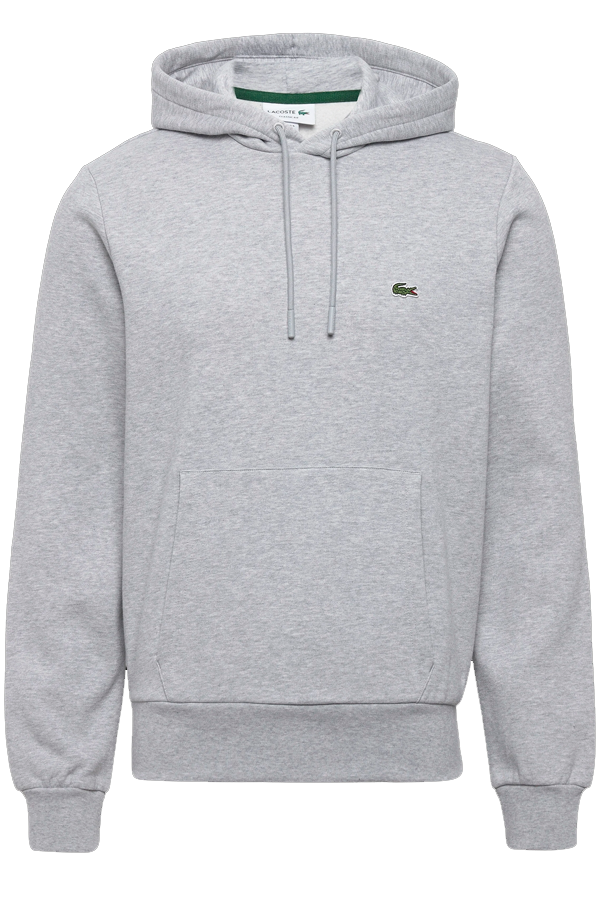 Polerón con capucha de algodón orgánico gris