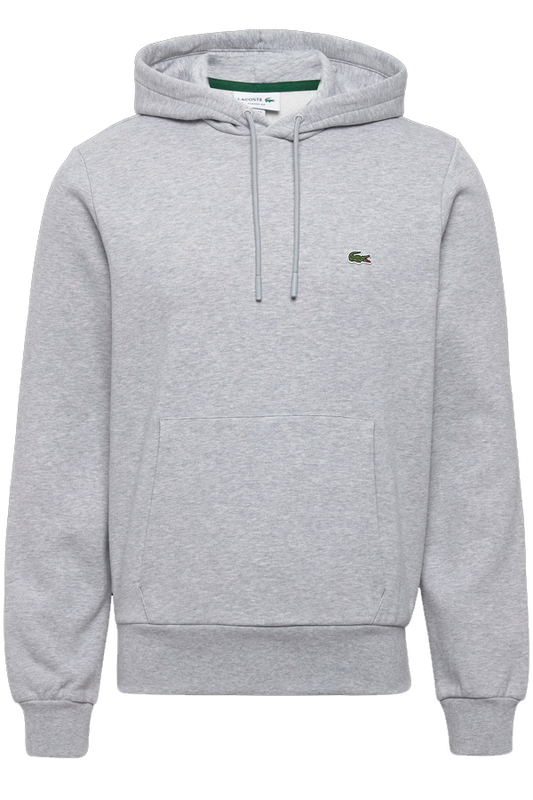 Polerón con capucha de algodón orgánico gris