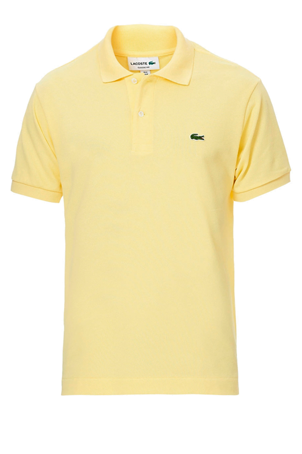 Polo de piqué clásico amarillo