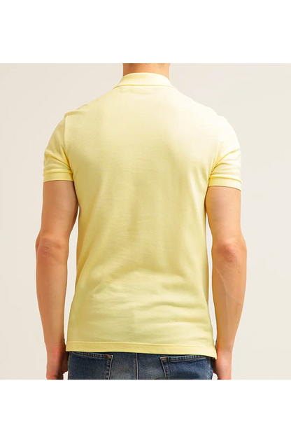 Polo de piqué clásico amarillo