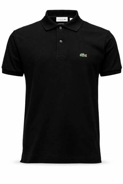 Polo de piqué clásico negro