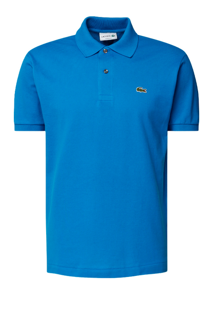 Polo de piqué clásico azul pálido