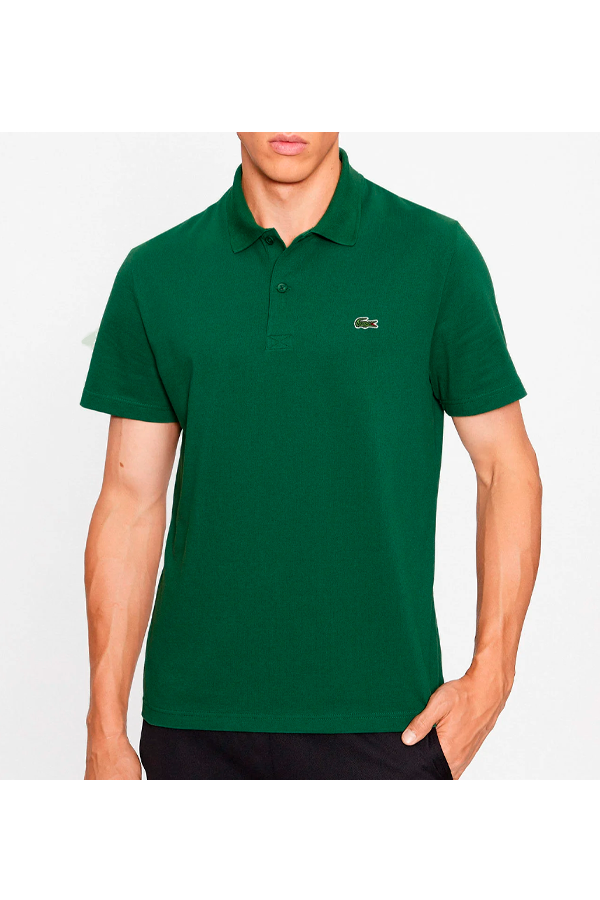 Polo de algodón verde