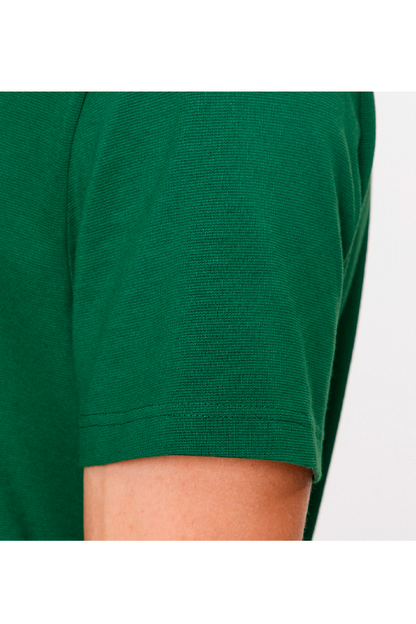 Polo de algodón verde