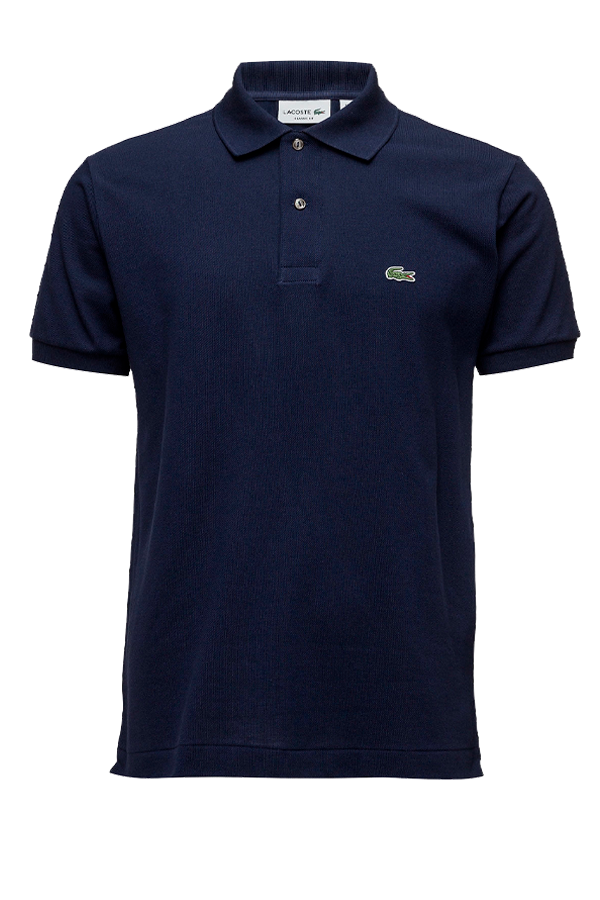 Polo de piqué clásico azul marino