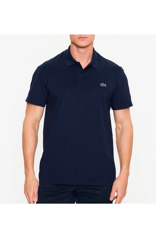 Polo de algodón azul marino