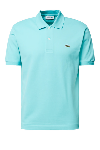 Polo de piqué clásico turquesa