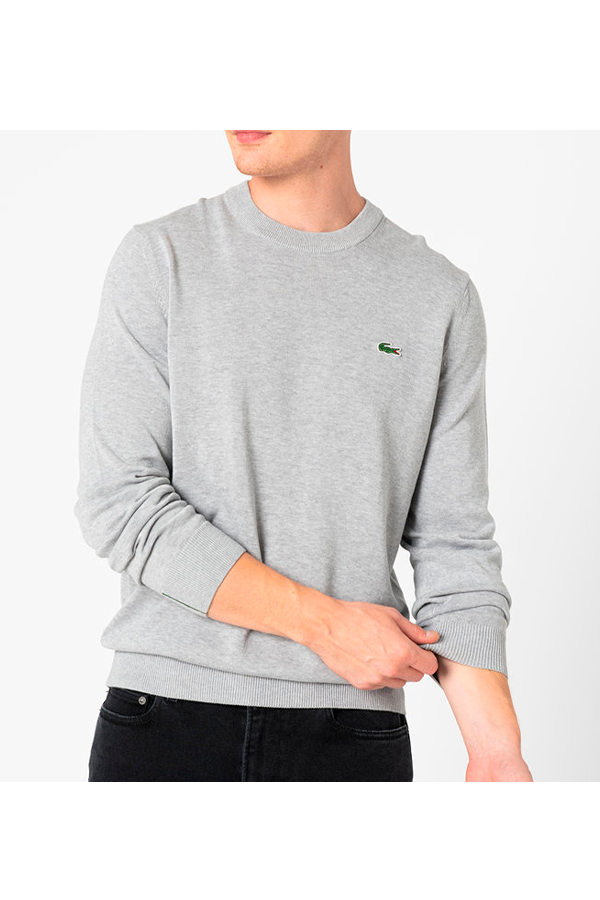 Suéter de punto gris