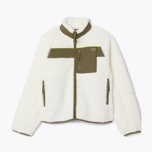 Chaqueta de polar bicolor