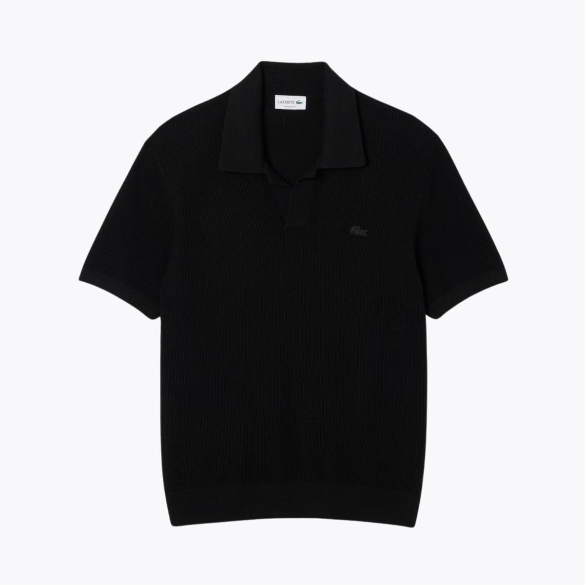 Suéter de algodón cuello polo