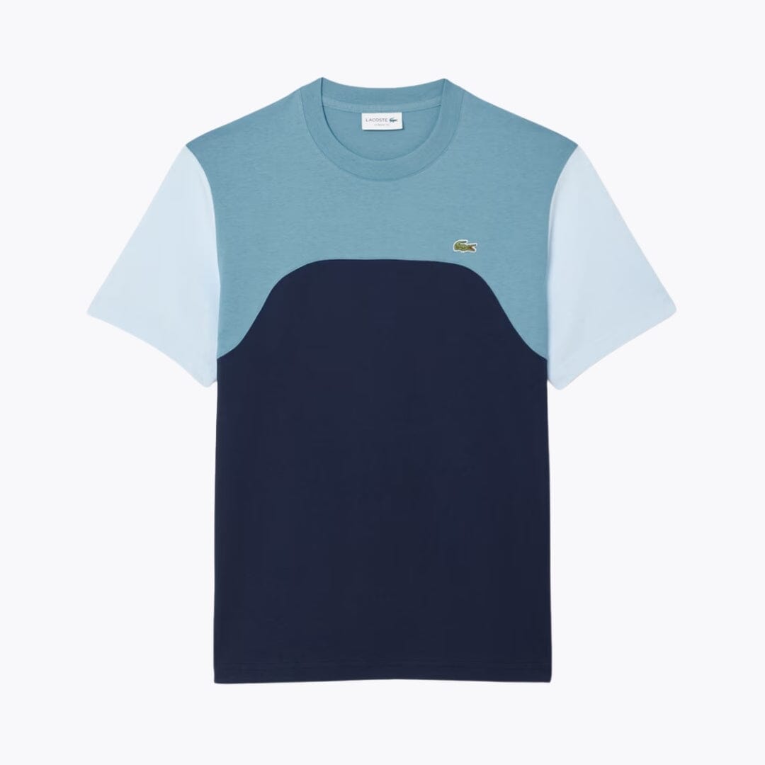 Polera de algodón bicolor