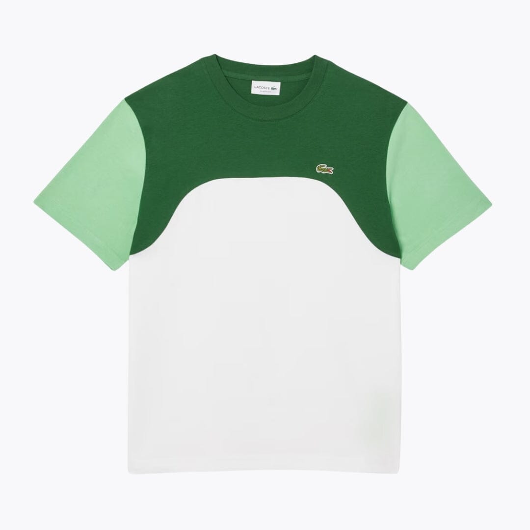 Polera de algodón bicolor