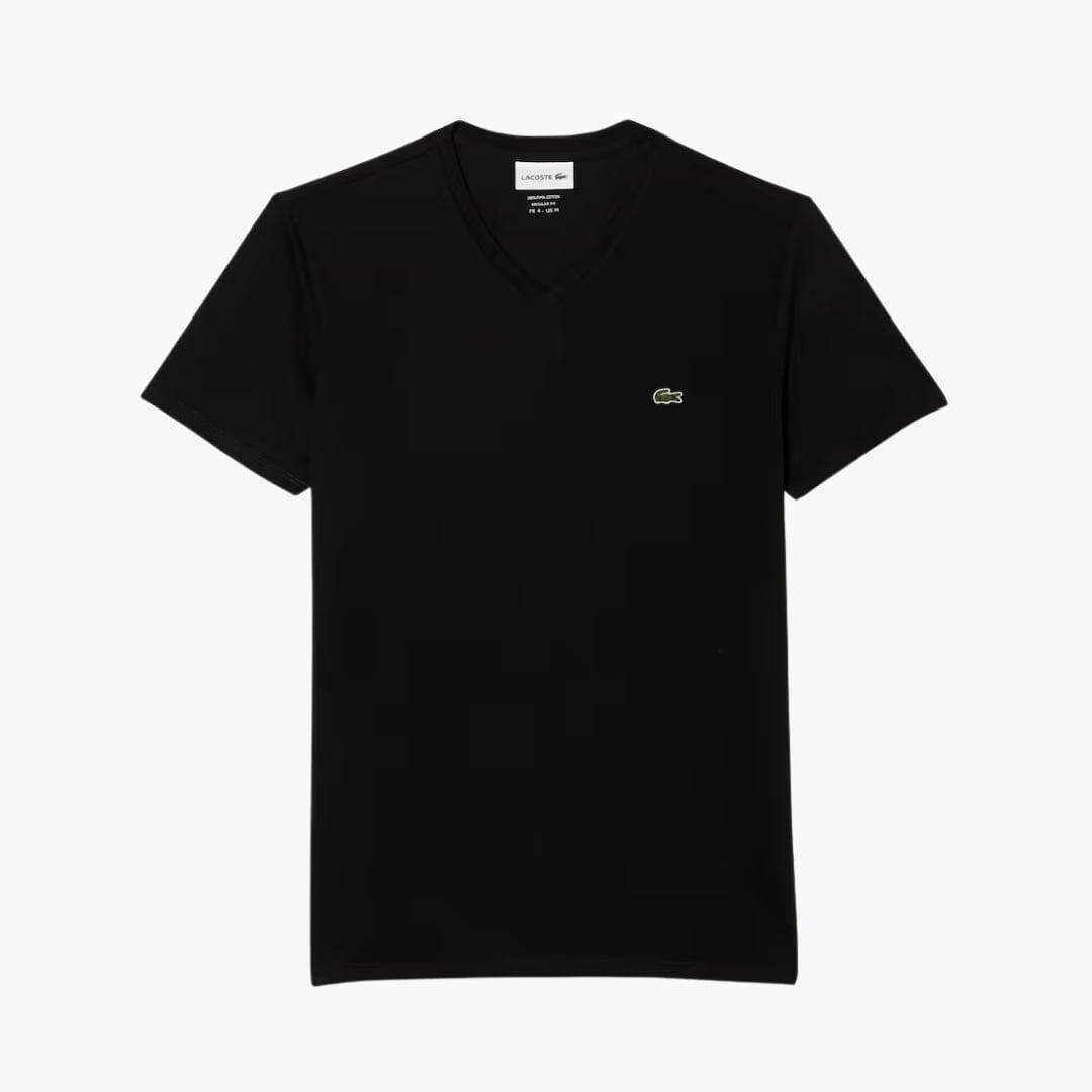 Polera liviana de algodón cuello en V