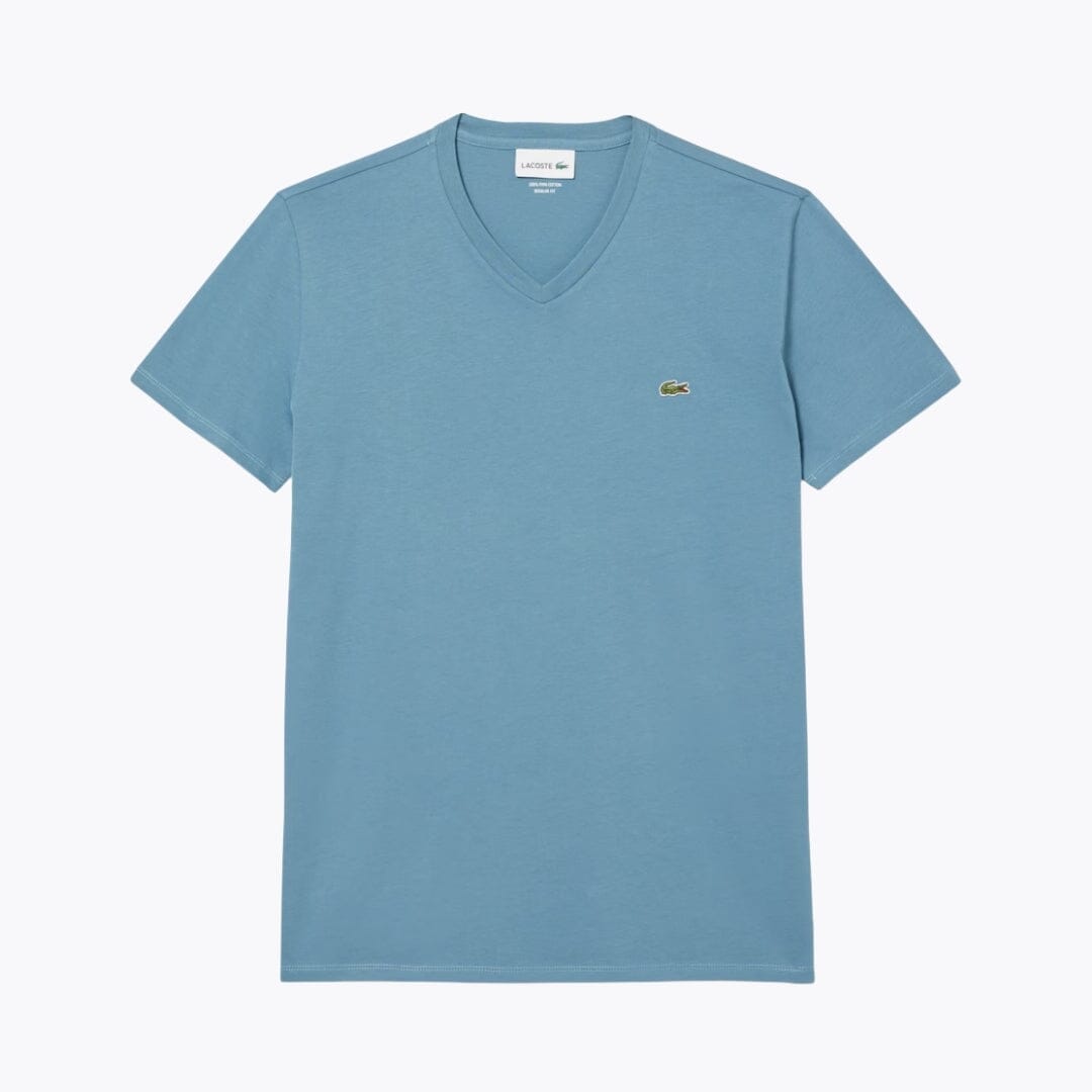 Polera liviana de algodón cuello en V