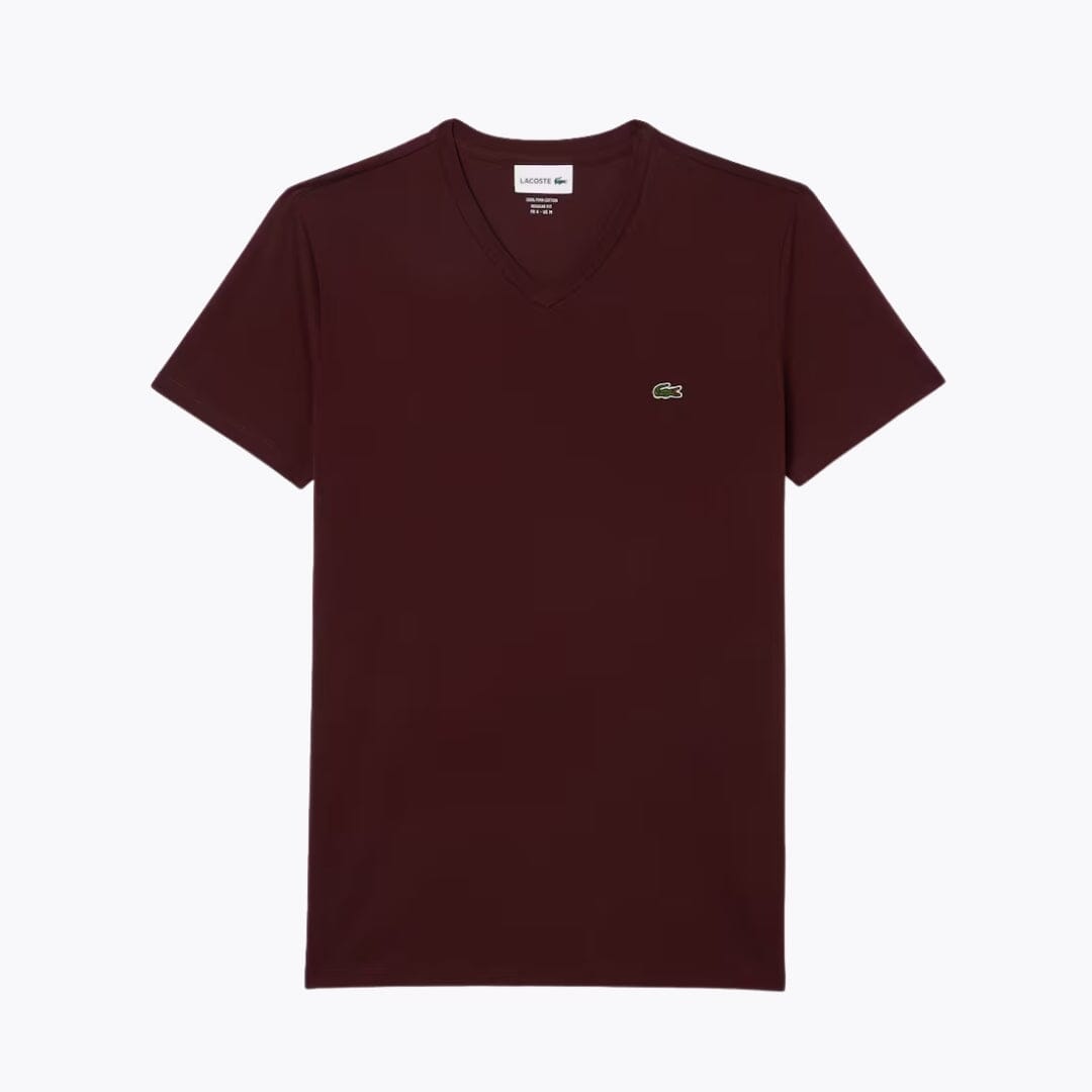 Polera liviana de algodón cuello en V
