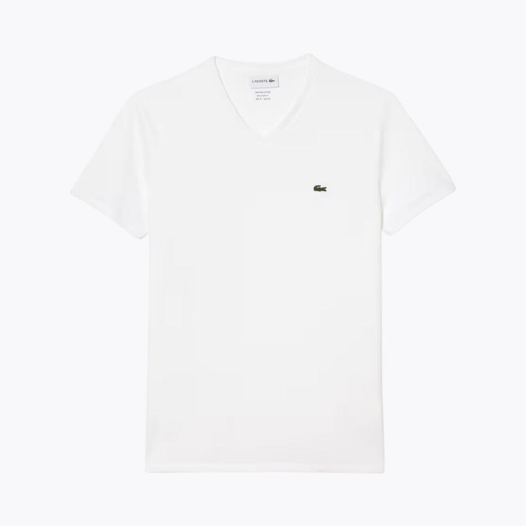 Polera liviana de algodón cuello en V