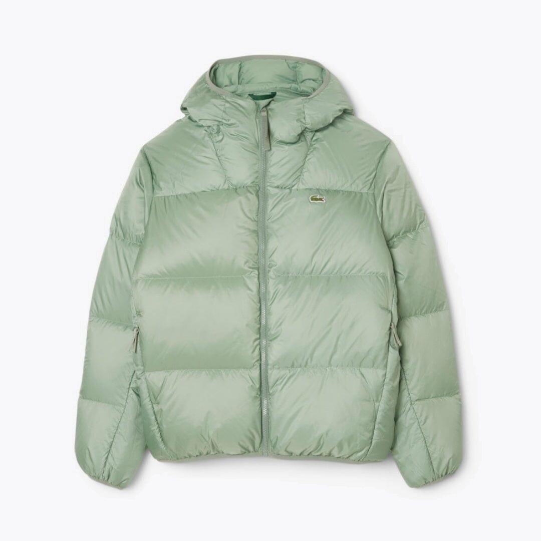 Chaqueta acolchada corta con capucha