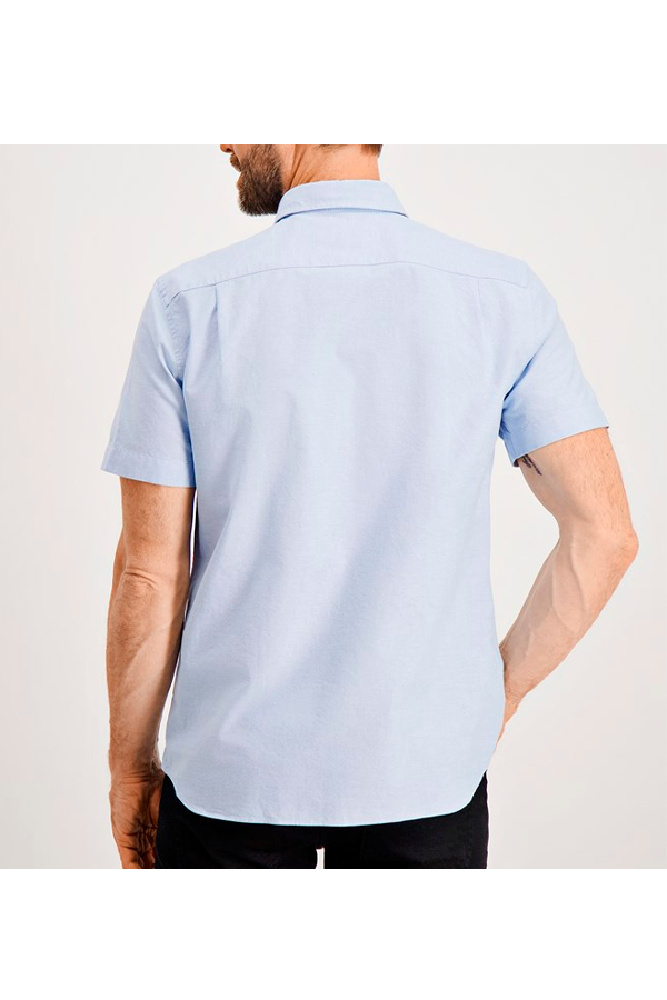 Camisa manga corta celeste