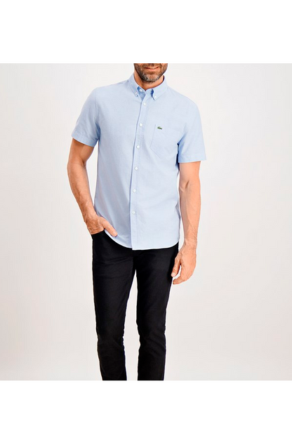Camisa manga corta celeste