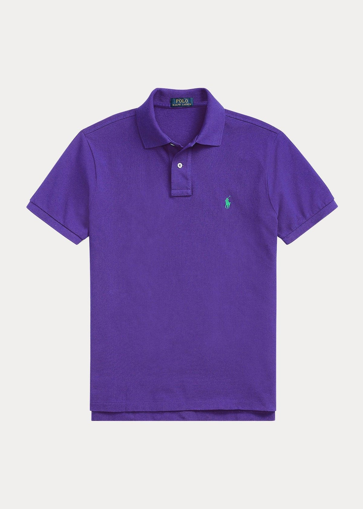 Polo de piqué morado