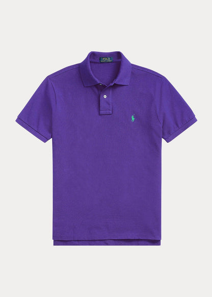 Polo de piqué morado