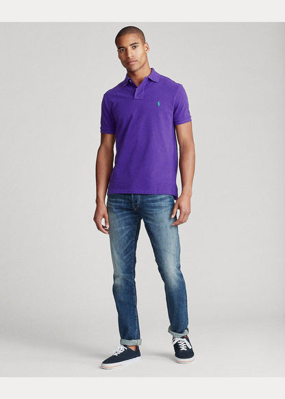 Polo de piqué morado