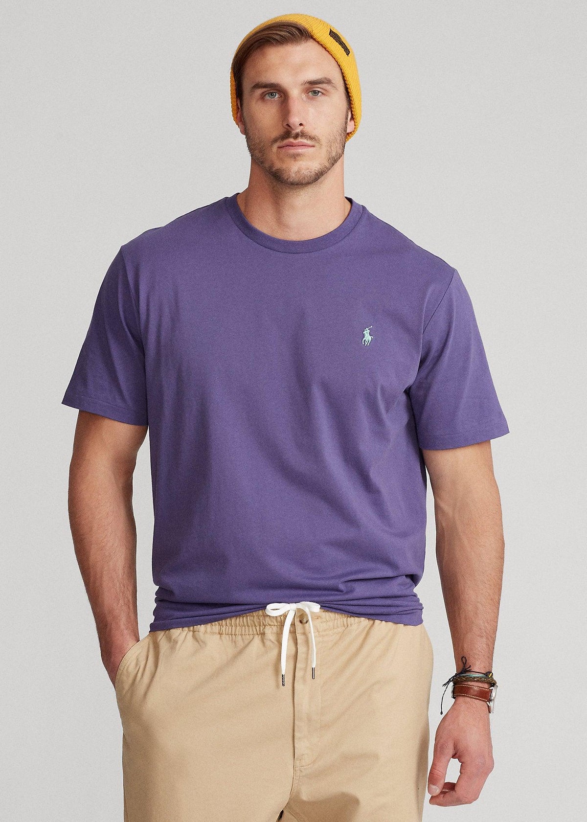 Polera de algodón morada