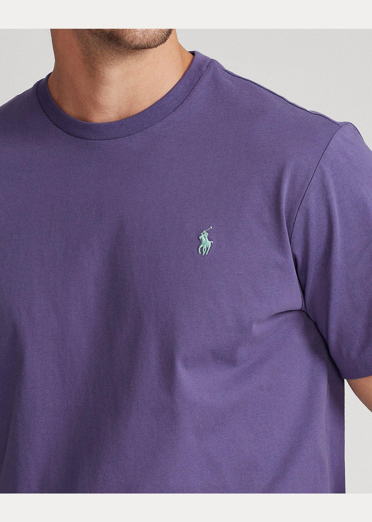 Polera de algodón morada
