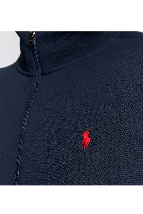 Chaqueta deportiva de punto azul marino
