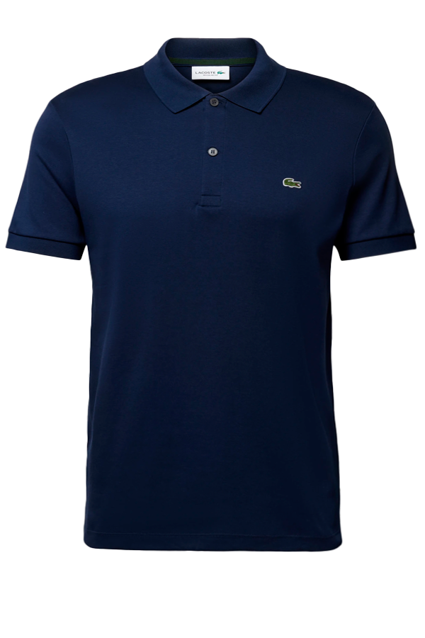 Polo de algodón azul marino