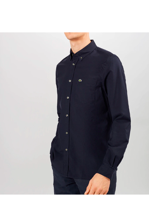 Camisa con bolsillo azul marino